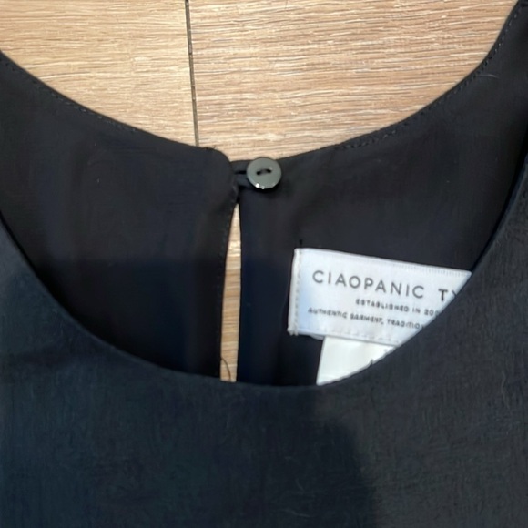 CIAOPANIC TYPY Sheer Layered Blouse, Black ONE Size - Picture 7 of 7